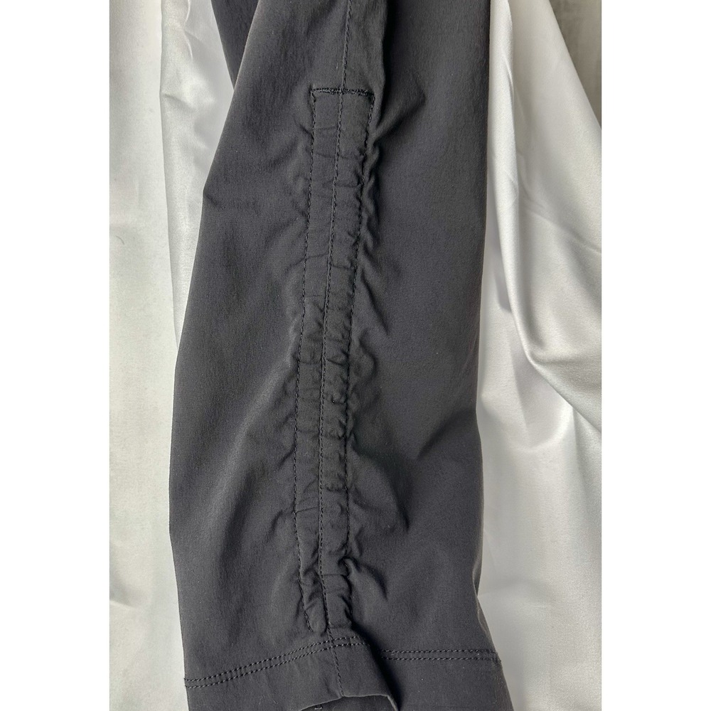 EDDIE BAUER Travex Trail Pants Women's 6 Black Cinch Leg Hiking Outdoor Gorpcore - Picture 8 of 15